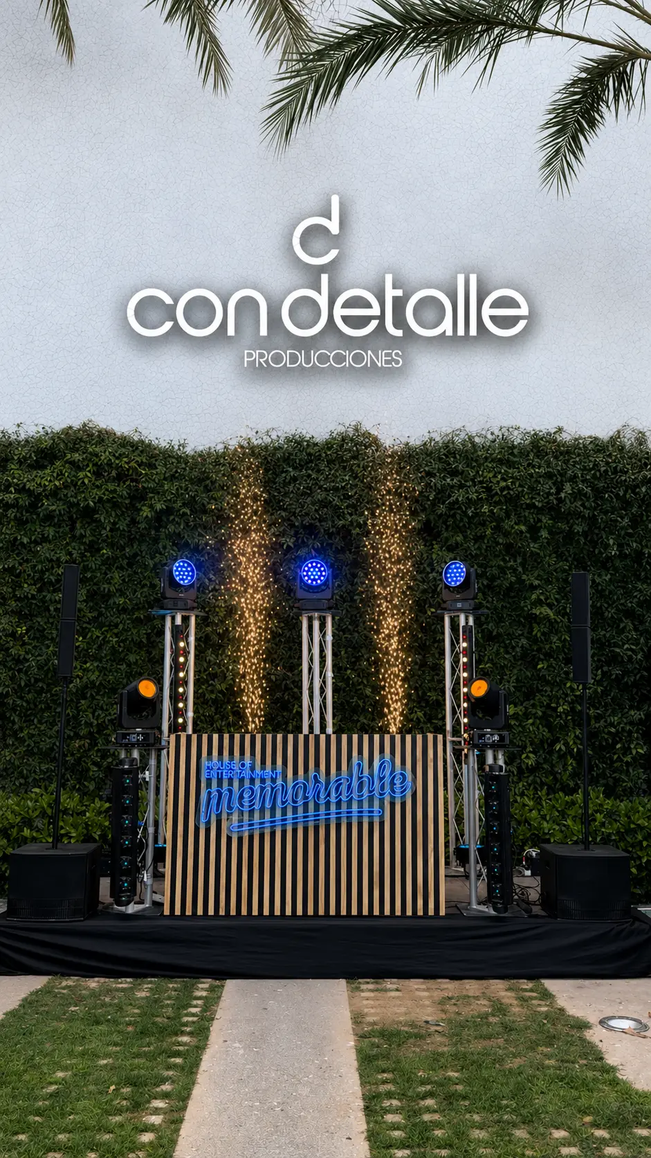Montaje para celebración